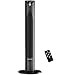 Produktbild CoolHome CF2205 Turmventilator mit Fernbedienung - Leiser Standventilator mit Timer - Quiet Tower Fan - Ventilator kindersicher für Schlafzimmer - 96 cm - Schwarz