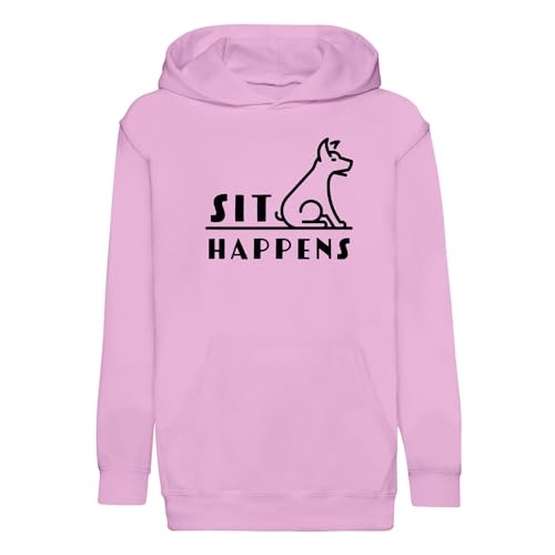 Sweat à capuche enfant humour avec motif chien imprimé premium