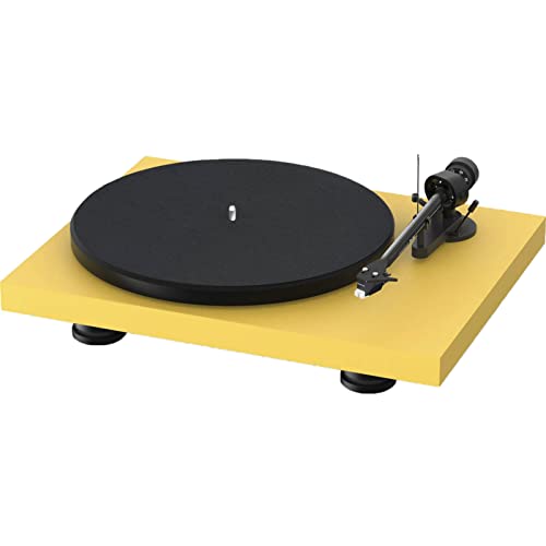 Image of Pro-Ject Debut Carbon EVO Turntable with Sumiko Rainier Cartridge (Yellow)