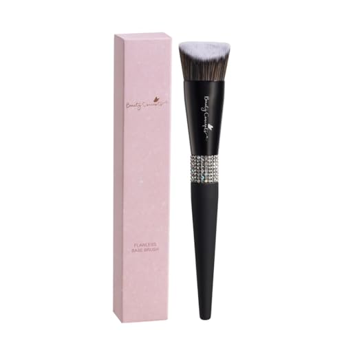 Beauty Concepts Flawless Base Brush – Premium Foundation Brush for Liquid, Cream & Powder Makeup – Dense Synthetic Bristles for Smooth Airbrushed Finish image 3