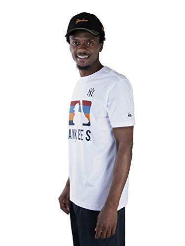 Camiseta New Era Basica Masculino, Branco, M