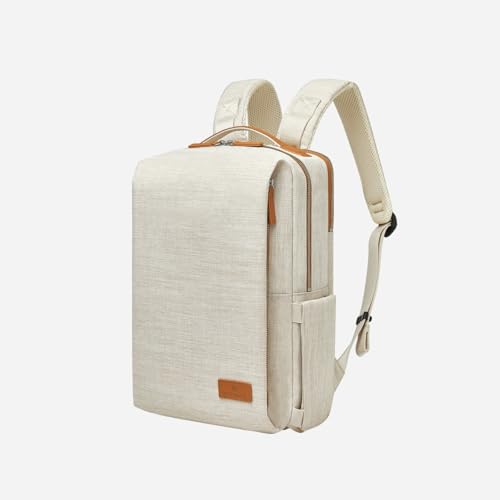 Nordace Siena Pro 13 Smart Backpack - 13.3" Laptop Backpack, 15L Daily Backpack for Travel, Everyday, or Work (Beige-Brown)2