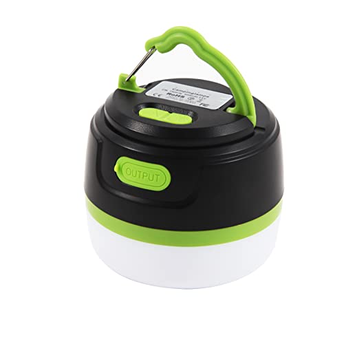 KRJNW LED Rechargeable Camping Lantern, Tent Lights Power Bank&Flashlight,5000mAh, 200lm 10 Modes, Portable Waterproof Hanging Magnetic, for Camping Hiking Emergency