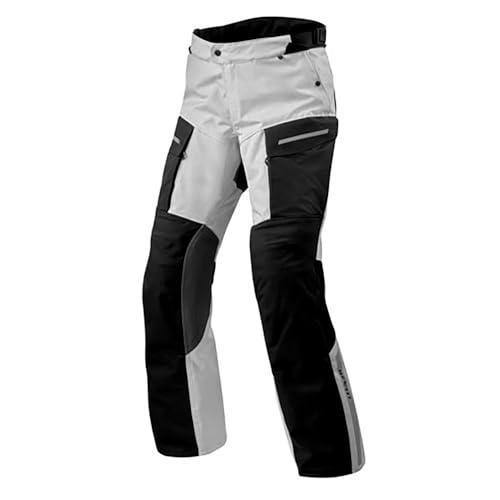 Revit Offtrack 2 H2O Motorrad Textilhose, silber/schwarz, L