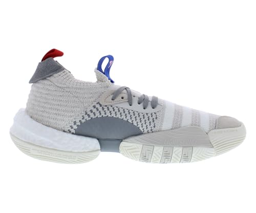 Image of adidas SM Trae 2 KU Unisex Shoes Size 9, Color: White /Grey
