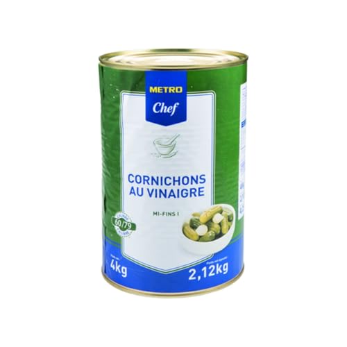 METRO Chef Pepinillos semifinos calibre 60/79 en caja 5/1