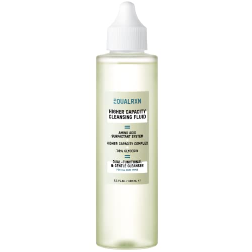 EqualRXN Higher Capacity Cleanser | Gentle Foam Deep Pore Face Wash for Women Men | Hydrating Daily Water Based Foaming Facial Cleanser for Oily & Sensitive Skin | Makeup Remover for Face & Sunscreen