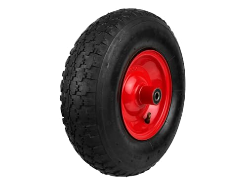Arebos Schubkarren-Rad 390 mm Vollgummi Ersatzrad Schubkarre 200 kg Tragkraft, Einfache Montage – kompatibel mit vielen Schubkarren & Gartenkarren Arebos Schubkarren-Rad 390 mm Vollgummi Ersatzrad Schubkarre 200 kg Tragkraft, Einfache Montage – kompatibel mit vielen Schubkarren & Gartenkarren