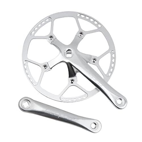 Litepro ] BCD 130 ~[g`F[zC[NNZbgVONN For BMX ܂肽ݎ] 45T 47T 53T 56T 58T `F[OANZT[ (47T silver)