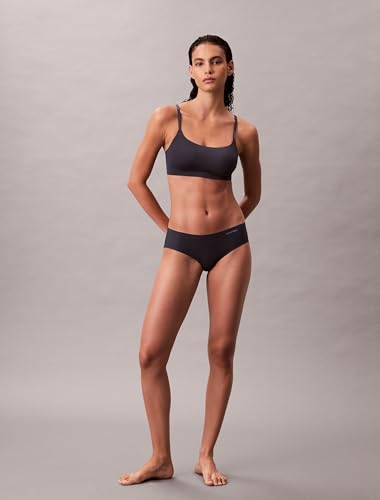 Image of Calvin Klein Women's Invisibles Comfort Seamless Adjustable Skinny Strap Bralette Bra