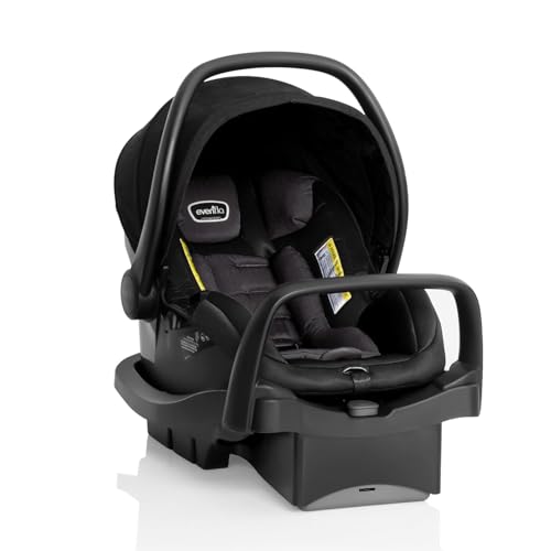evenflo pivot suite modular travel system with litemax infant car seat dunloe black
