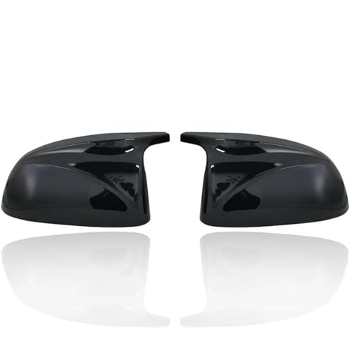 Coque rétroviseur pour BMW X3 X5 noir brillant style carbone luxe