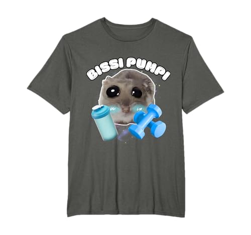 Bissi Pumpi Funny Sad Hamster Cute Hamstie T-Shirt