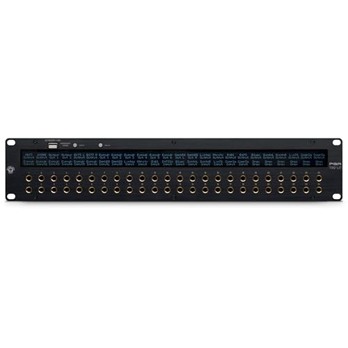 Black Lion Audio PBR TRS3 LIT 48-point Gold-plated TRS Patchbay