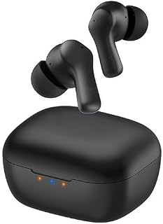 Fastrack_Fpods FZ100|BT5.3 TWS Earbuds, Mega 50Hrs Playtime, Extra Deep Bass, Quad Mic ENC for Crystal Clear Calls (Black) (Renewed)
