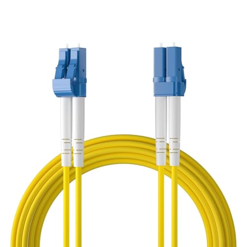 Câble fibre optique OS2 LC-LC monomode duplex ipolex 9/125μm pour jarretière réseau 3m 4-pack