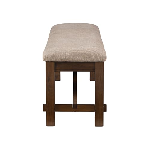 Powell Company Kraven Dining Bench, Hazelnut 60" L X 16" W X 20.25" H #TOP3