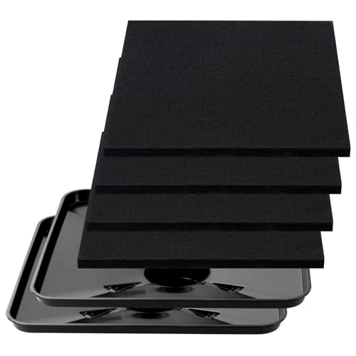 Image of Oil Drain Drip Pan for Under Car with 22 inch Square No Splatter Pad Oil Drip Tray Transmission Garage Automotive Driveway