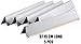 Hisencn Grill Parts Replacement for Weber Spirit E310, Spirit 700, Genesis Silver/Platinum B C, Weber 900 (with Side Control Knobs), 7508 Stainless Steel Burner 28 1/8