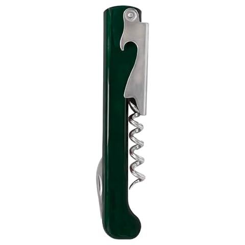 Franmara Capitano Waiter's Corkscrew, Standard ABS Handle (Dark Green) Cover