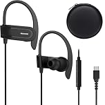 Wired USB C Headphones for iPhone 15, iPad, Samsung, Google and Other USBC Android Phones, Type C Earbuds with Over Ear Hook, Microphone, Volume Control and Earphones Case for Sports Running
