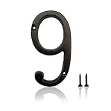 5.5 Inch House Numbers, Cast Iron House Numbers for Outside, Address Numbers for Houses, Farmhouse,