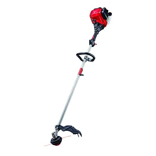 Craftsman CMXGTAMD30SA 30cc 4-Cycle 17-Inch Straight Shaft Gas Powered String Trimmer and Brushcutter-Weed Wacker with Attachment Capability for Lawn Care, Liberty Red