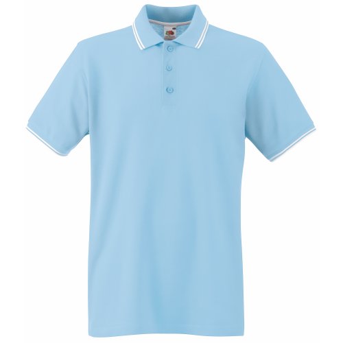 Fruit of the Loom SS034M - Polo Uomo, Blue (Royal