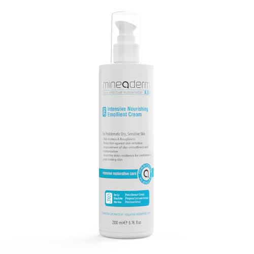 Mineaderm A.D+ Crema emoliente hidratante intensiva nutritiva para piel seca y atópica, 200 ml