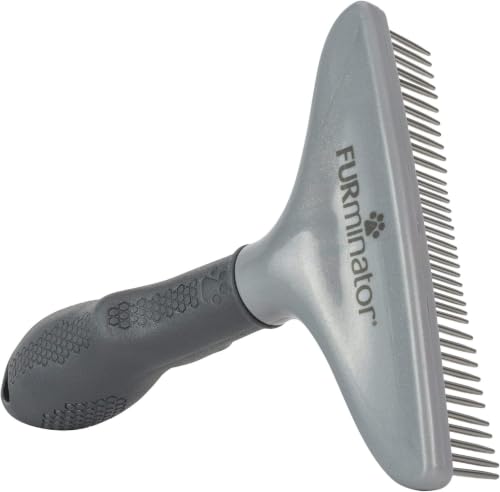 FURminator Grooming Rake Tool for Dogs &amp; Cats With Thick Coats, Standard (Pack of 12)