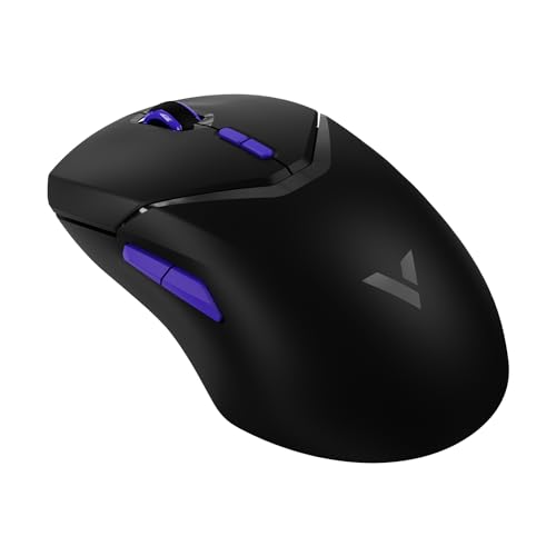 Rapoo VT9PRO 4K Wireless Gaming Mouse, PAW 3398 Sensor, 26000 DPI, 4KHz Polling Rate, 0.25ms Response Time, Lightweight, 10 Programmable Buttons, 180h Battery Life, On-Board Memory, PC – Black