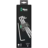 Wera(ヴェラ) 05073391001 | 950/9 ヘックスプラス 1 SB SiS 六角レンチセット、 ミリサイズ、 クロムメッキ仕上, ブリスターパック