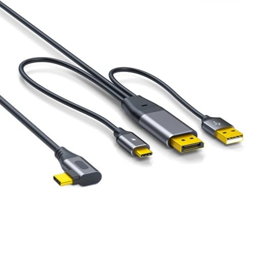Câble DP USB C pour moniteur mobile et configuration de jeu nomade en 4K - 2