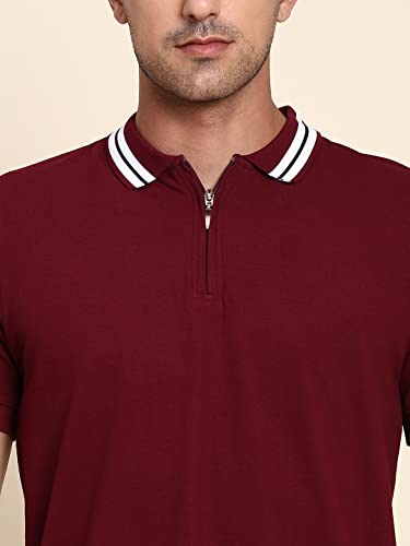 Image of Dennis Lingo Men's Cotton Slim Fit Polo T-Shirt