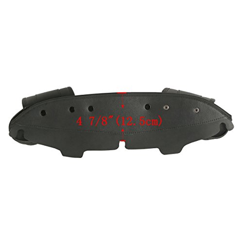Bolso para parabrisas de motocicleta SLMOTO, alforja con 3 compartimentos, negro, compatible con Harley Touring Electra Glide, Street Glide y Tri Glide (1996-2013) miniatura 6