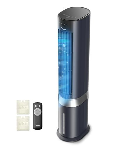 Midea Sensicool Luftkühler mit 7L Wasserkühlung | Mobile Klimaanlage ohne Abluftschlauch...