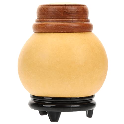 Zerodeko Cricket Pot Kürbiskäfig Tierkäfig Gläser Holz Lebensraum Tierpfleger Vorratsdose Kürbis Tragbarer Käfig Behälter Mit Deckel Schmetterlingskäfig Hölzern Beobachtungskasten Reptil