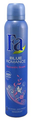 Fa Deodorant 6.75 Ounce Spray Blue Romance (200ml) (2 Pack)