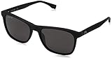 Lacoste Men's L860S Rectangular Sunglasses, Matte Black/Grey, 56 mm