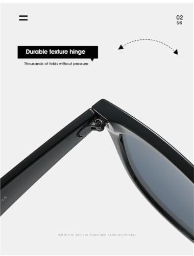 Monture tendance de lunettes de soleil au design mixte unique