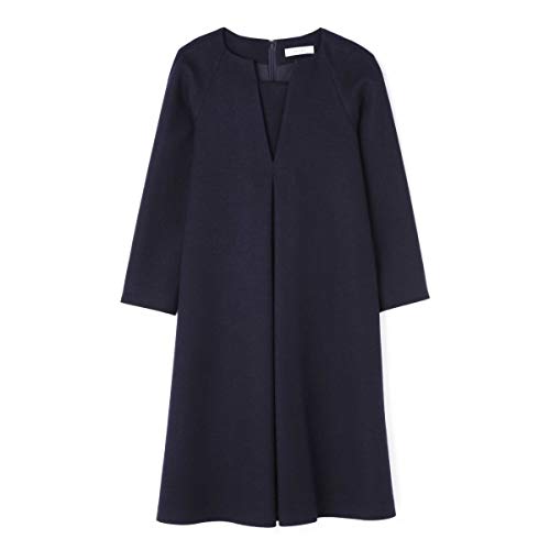 [アドーア] ウールスムース2Aラインワンピース レディース 531-8240107 ネイビー 日本 38 (日本サイズM相当)