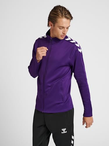 hummel hmlCORE XK Trainingsjacke lilaweiss, S Herren – Ansicht 1