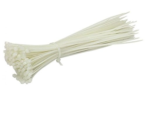300mm x 4.2mm Nylon Standard Cable Tie (White Pack of 100)-image-22