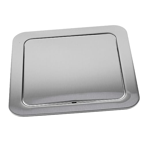 Cabilock Trash Can Lid Built Flap Design for Home Kitchen Easy to Clean Operate for Spaces Multiple Environments