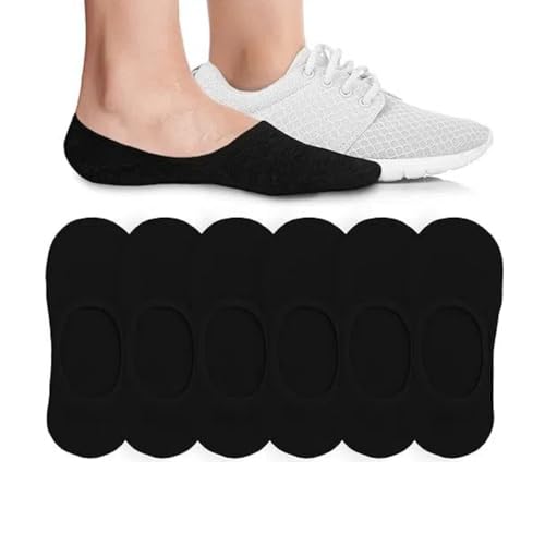 5 Pairs No Show Socks Womens, Non Slip Invisible Ultra Low Cut Socks for Flats
