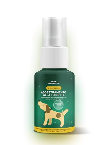 Spray Addestramento Toilette per Cani 100 ml | Aiuto per Cuccioli con Doppia Formula (Ammoniaca + Aroma Vegetale) | Spray Attrattivo per Educazione Rapida, Mirata ed Efficace in Casa e Tappetini