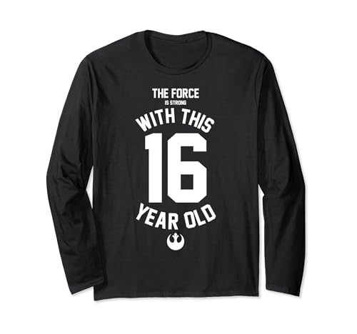 T-shirt Star Wars 16 ans manches longues haut coton rebel logo