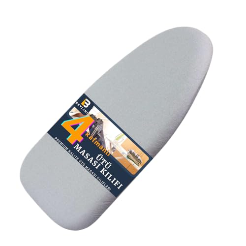 SAVUK 12 X 30 inch Smart Table top Ironing Board Cover and Pad with Standard Size, Fits Small, Mini Board, Extra Thick Padding, Elastic Cord, Heat Resistance (Replacement Cover and Pad 12"x30")