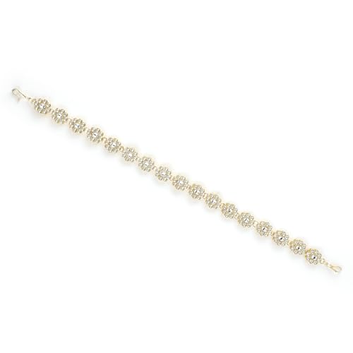 Rubans Gold-Plated White AD Studded Sheeshphool For Women (B0D76SVKR7) Amazon Price History, Amazon Price Tracker