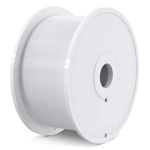 SUNLU Large Spool 5KG ASA Filament, UV/Rain/Heat Resistant Tough 3D Printer Filament 1.75mm, Great for Printing Outdoor Functional Mechanical Parts, Big Roll ASA Filament. (White)